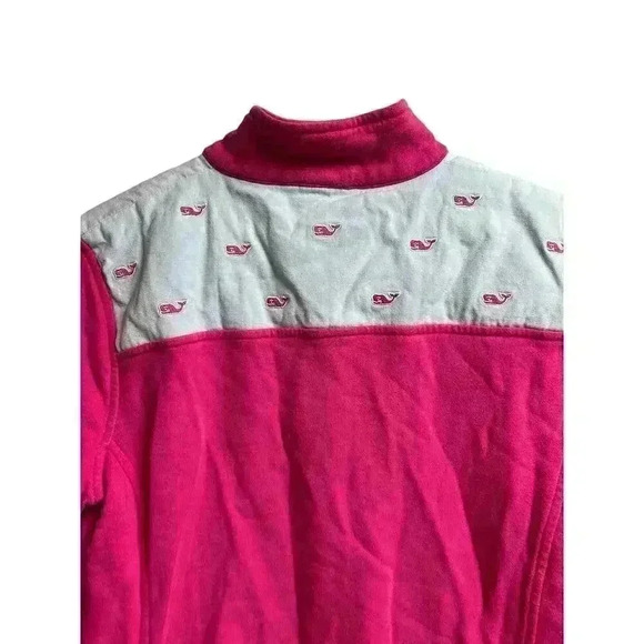 Vineyard Vines 1/4 Zip Pullover Embroidered Whale Sweater/Sweatshirt Small - Picture 10 of 11